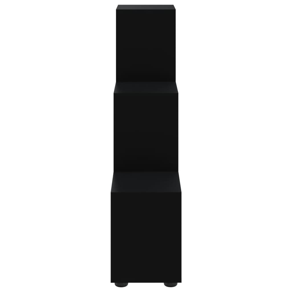 Bokhylle Svart 107 cm