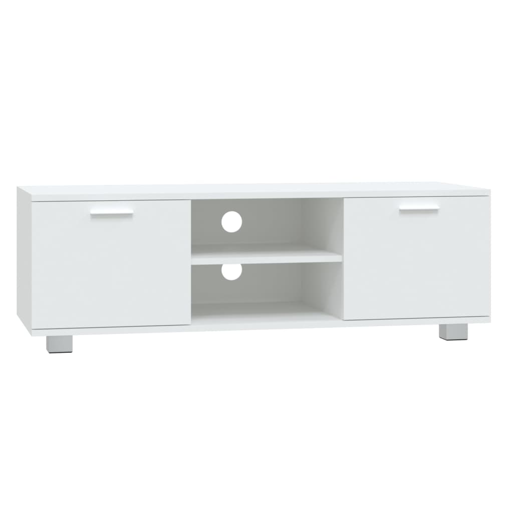 TV-Møbel Hvit TV-benk 120x40,5x35 cm