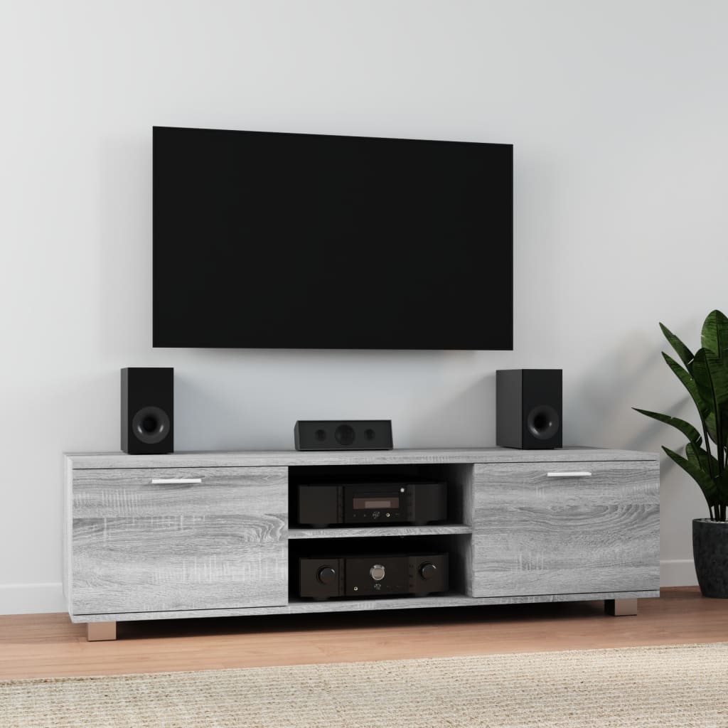 TV-Møbel Sonoma Grå TV-benk 140x40,5x35 cm