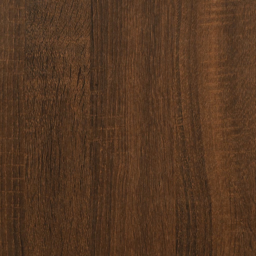 Bokhylle Brun Eik 155x24x160 cm