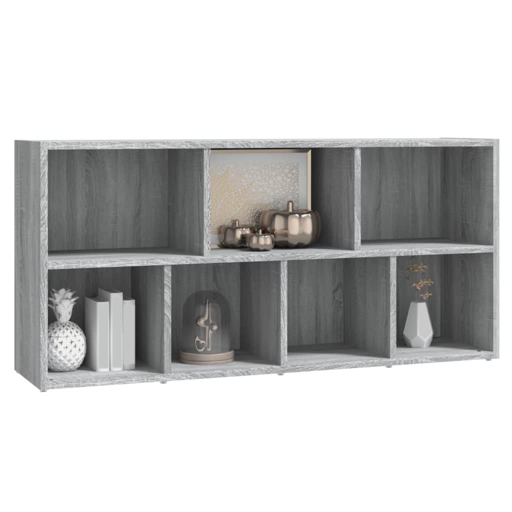Bokhylle Sonoma Grå 50x25x106 cm