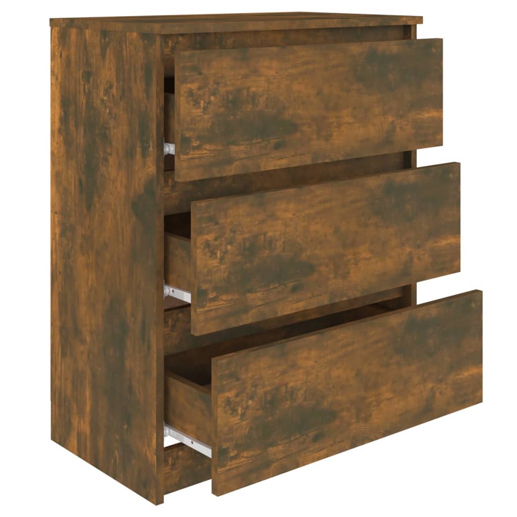 Kommode Røkt Eik 60x35x76 cm