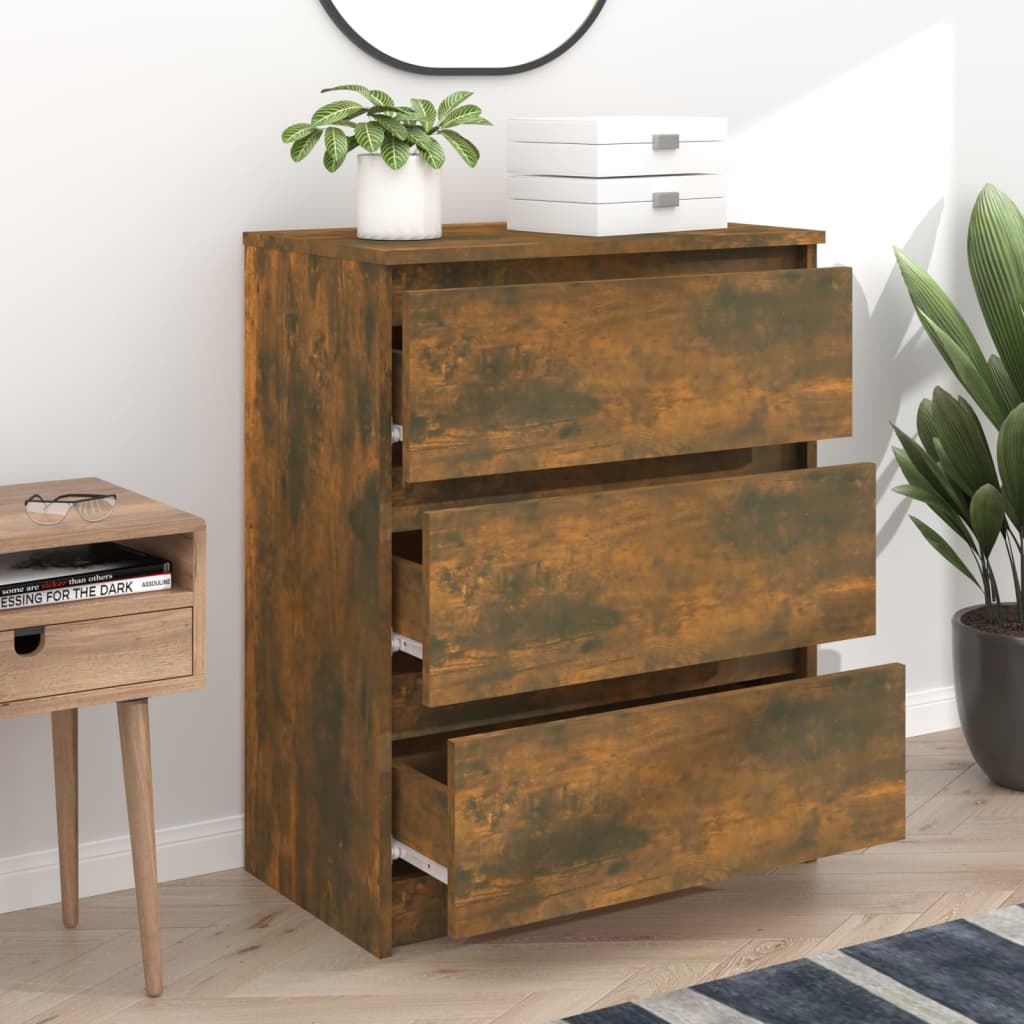 Kommode Røkt Eik 60x35x76 cm