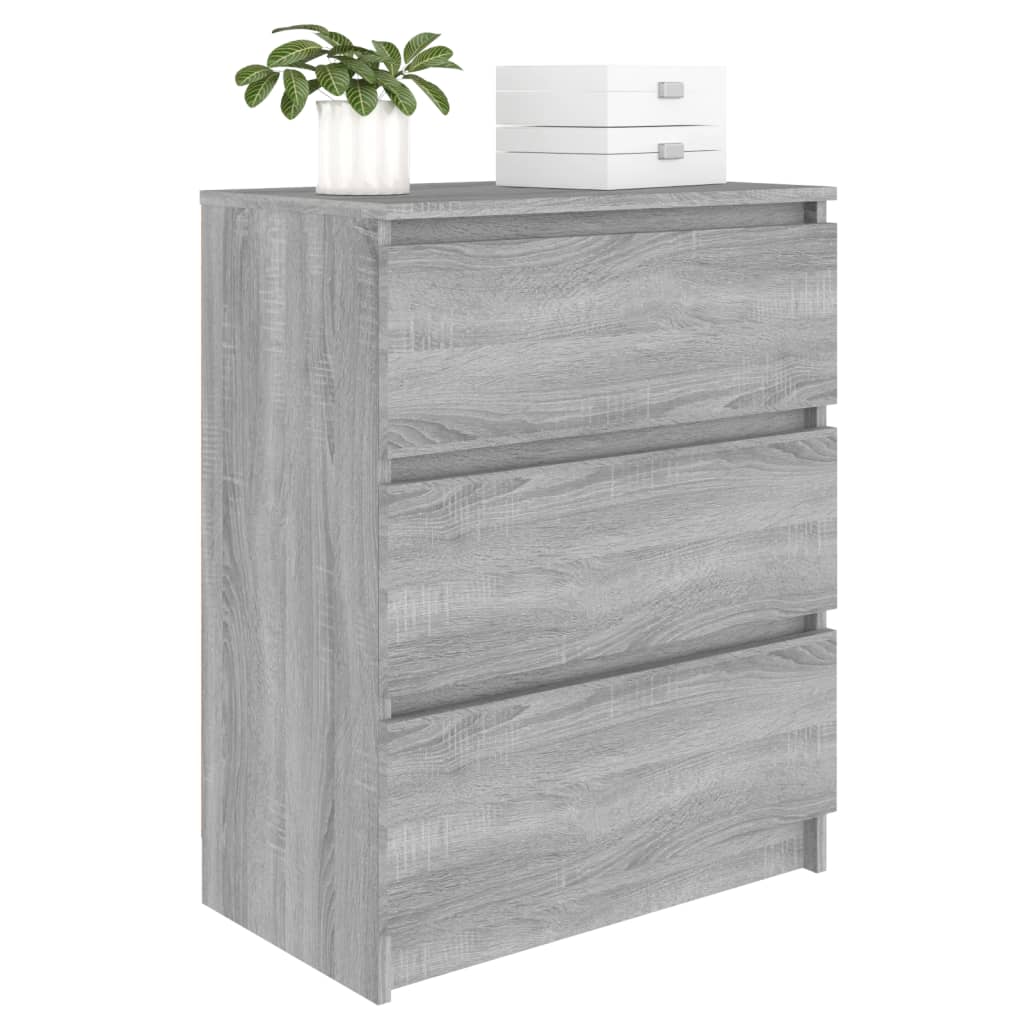 Kommode Sonoma Grå 60x35x76 cm