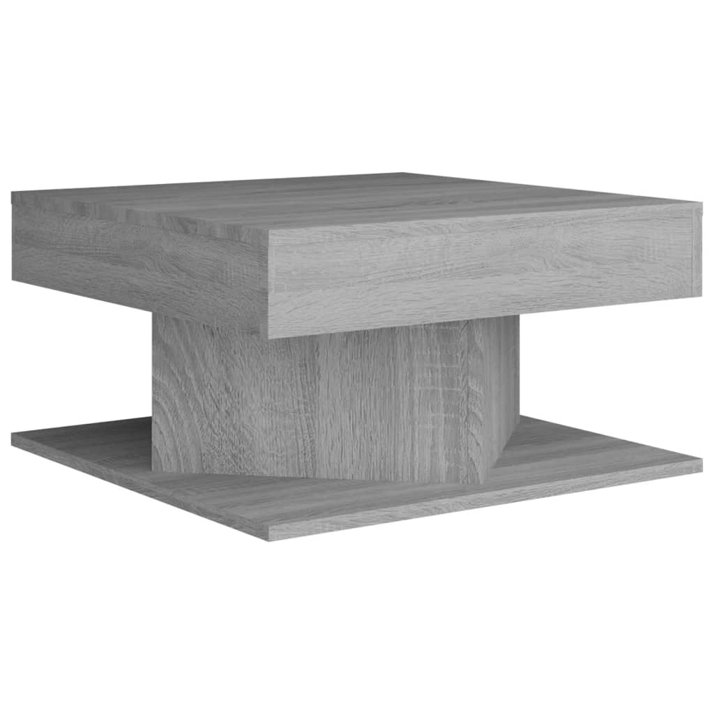 Salongbord Sofabord Sonoma Grå 57x57x30 cm