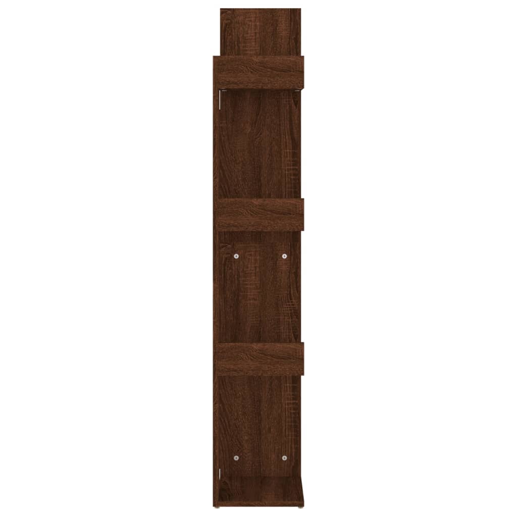 Bokhylle Brun Eik 48x25,5x140 cm Brun Eik