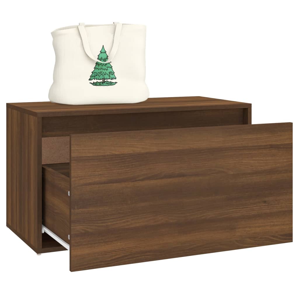 Sittebenk Gangbenk 80x40x45 cm Brun eik