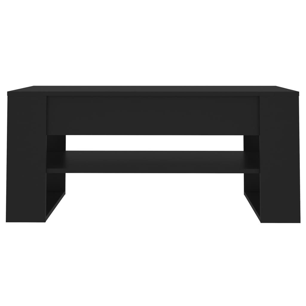 Salongbord Sofabord Svart 102x55x45 cm