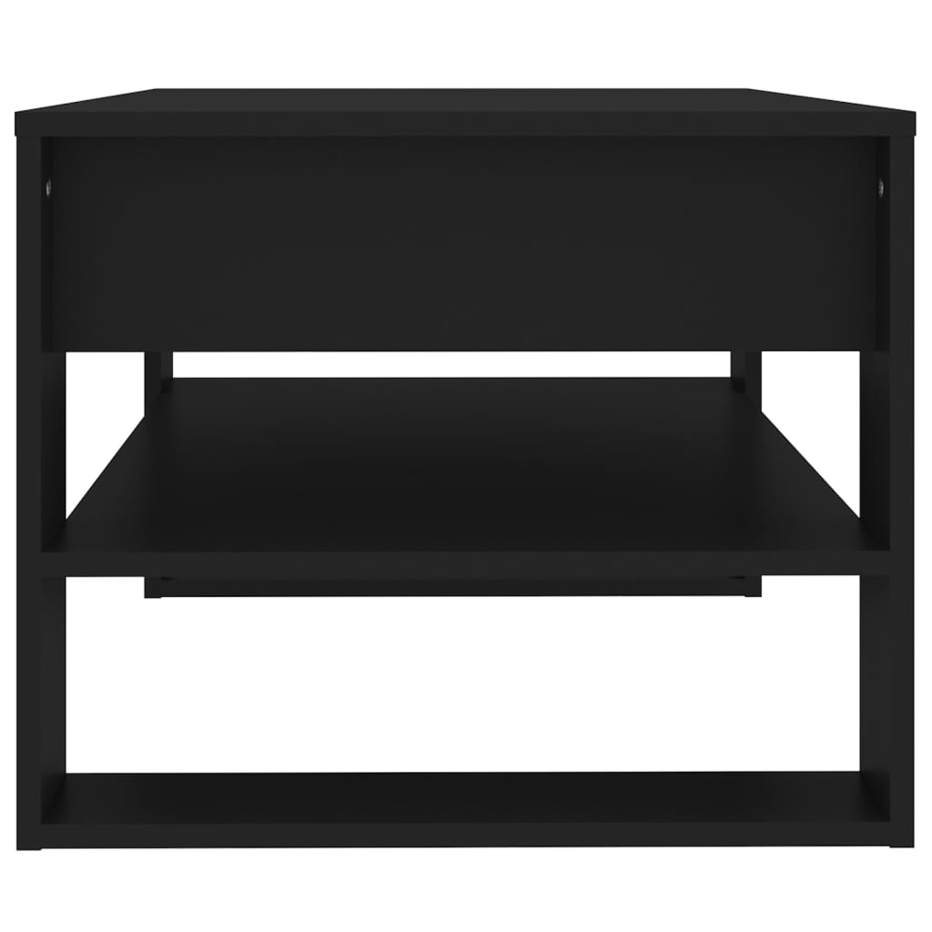 Salongbord Sofabord Svart 102x55x45 cm