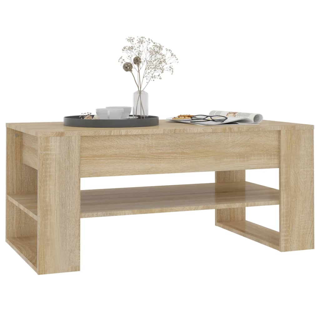 Salongbord Sofabord Sonoma Eik 102x55x45 cm