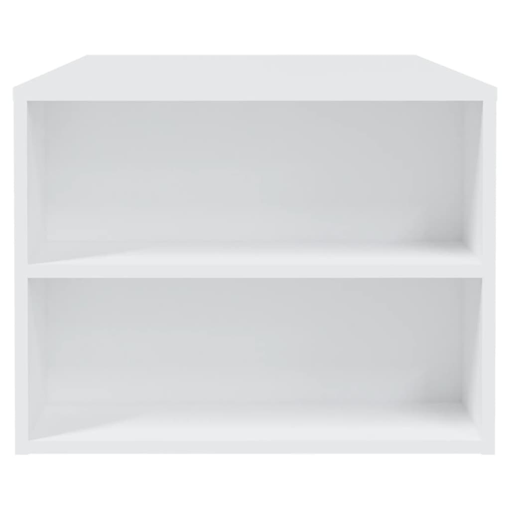 Salongbord Sofabord Hvit 102x55x42 cm