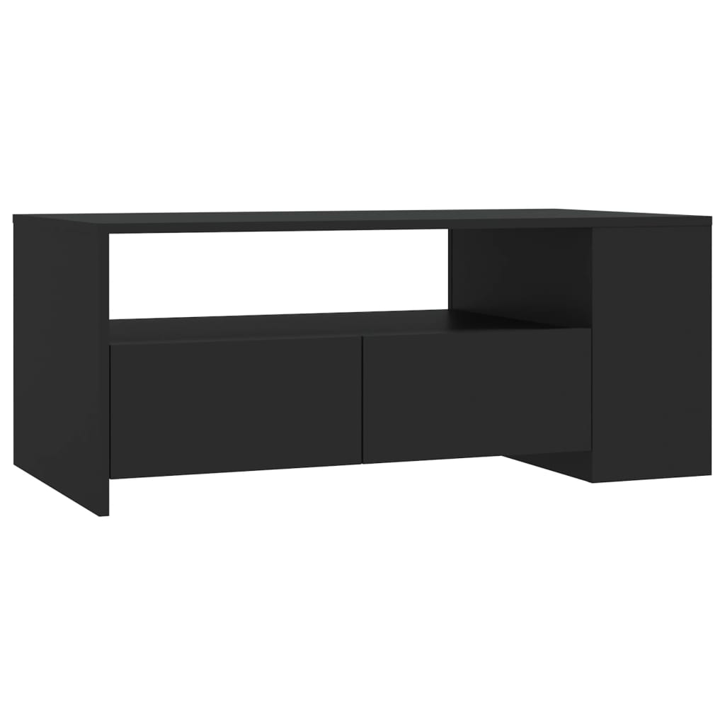 Salongbord Sofabord Svart 102x55x42 cm