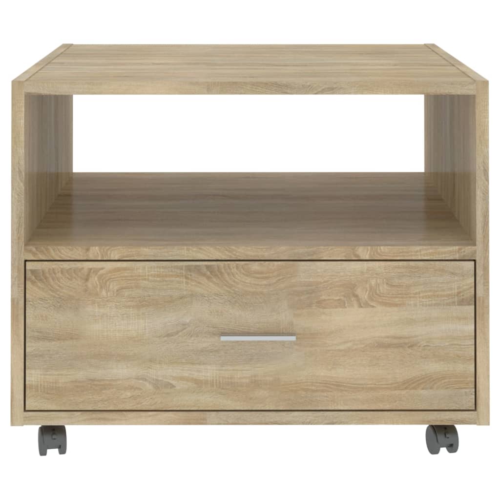 Salongbord Sofabord Sonoma Eik 55x55x40 cm