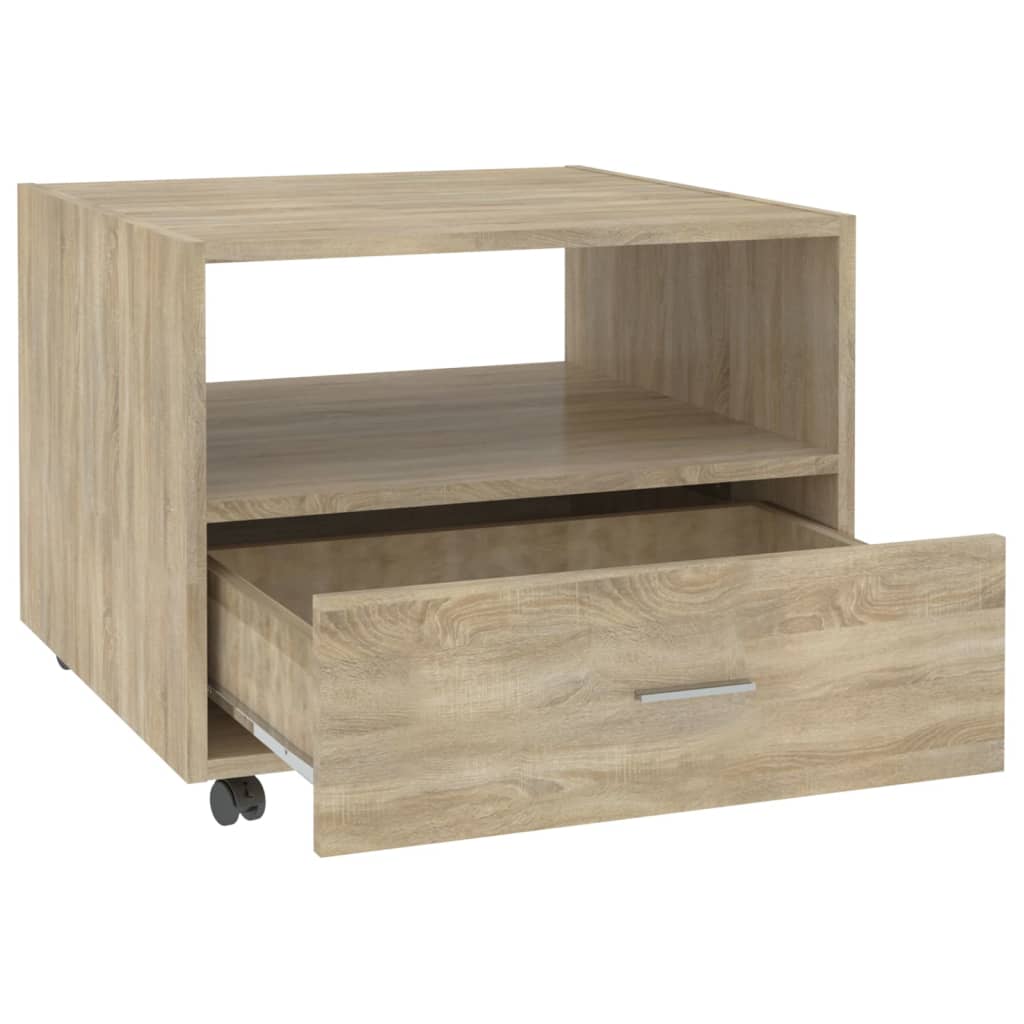 Salongbord Sofabord Sonoma Eik 55x55x40 cm