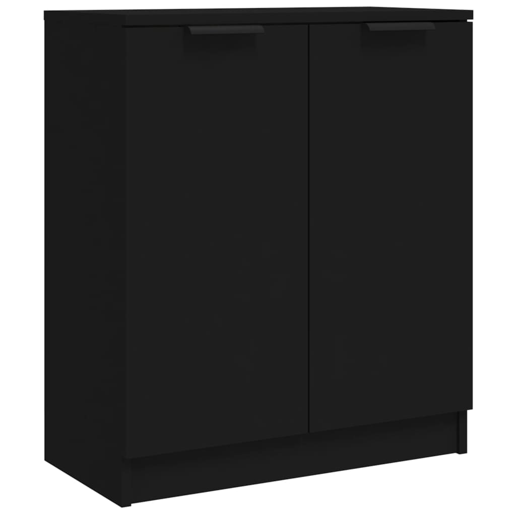 Skjenk Svart 60x30x70 cm
