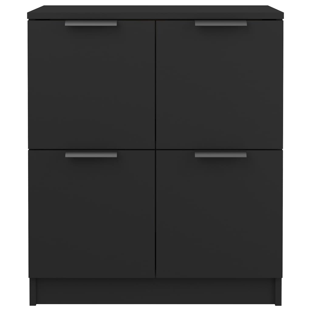Sidebord Svart 60x30x70 cm