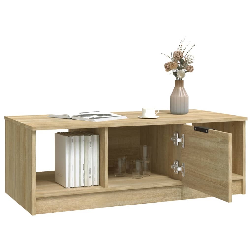 Salongbord Sofabord Sonoma Eik 102x50x36 cm