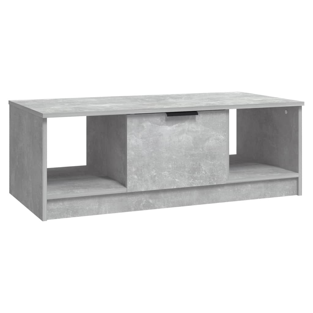 Salongbord Sofabord Betonggrå 102x50x36 cm