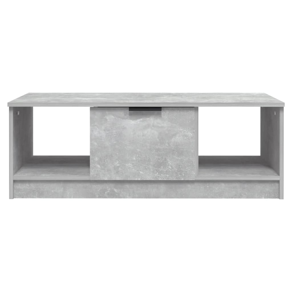 Salongbord Sofabord Betonggrå 102x50x36 cm