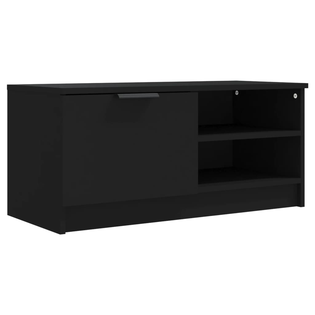 TV-Møbel Svart Tv-benk 80x35x36,5 cm