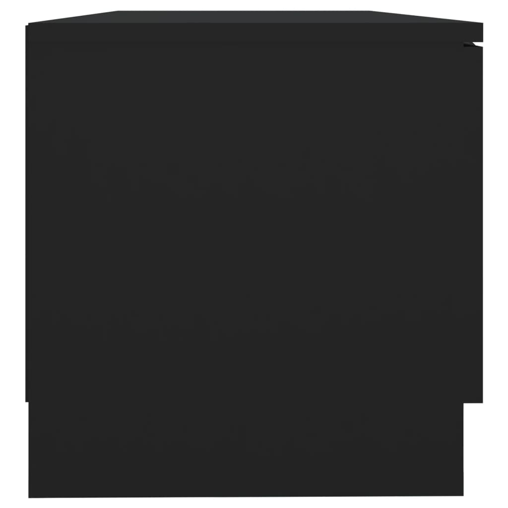 TV-Møbel Svart Tv-benk 80x35x36,5 cm