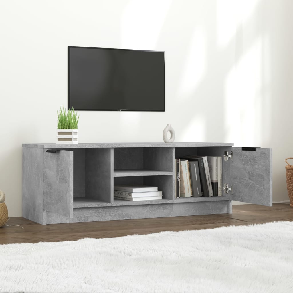 TV-Møbel Betonggrå TV-benk 102x35x36,5 cm