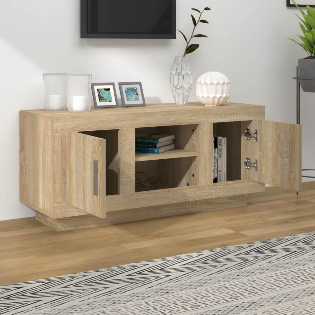 TV-Møbel Sonoma Eik TV-benk 102x35x45 cm