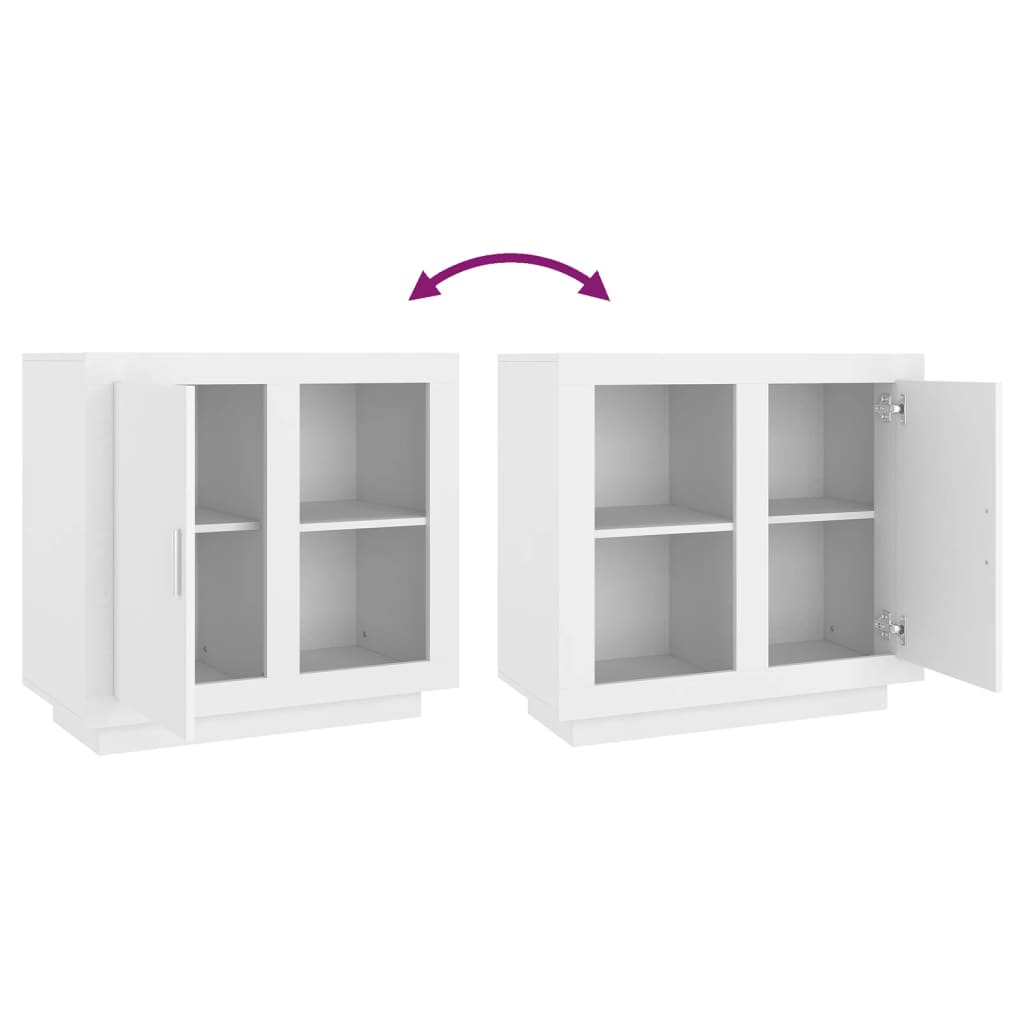 Skjenk Hvit 80x40x75 cm