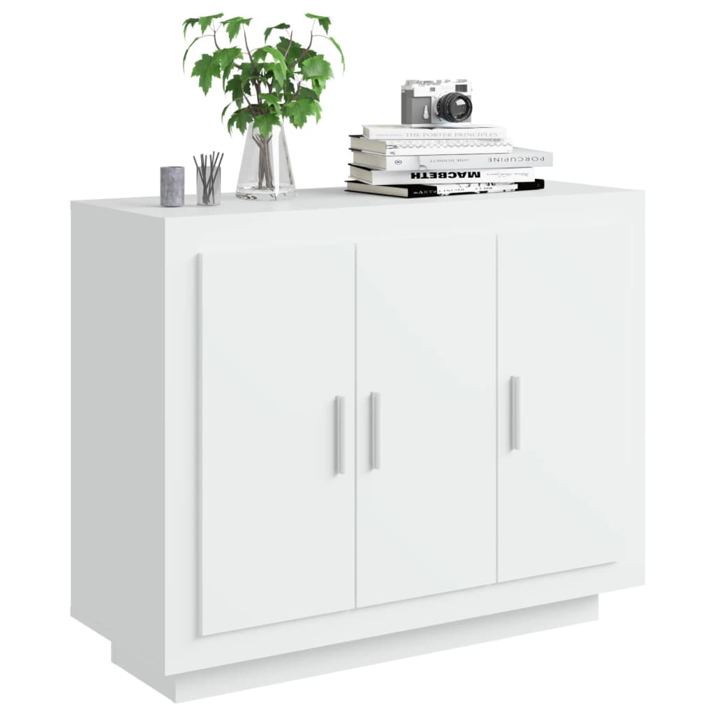 Skap Hvit 92x35x75 cm