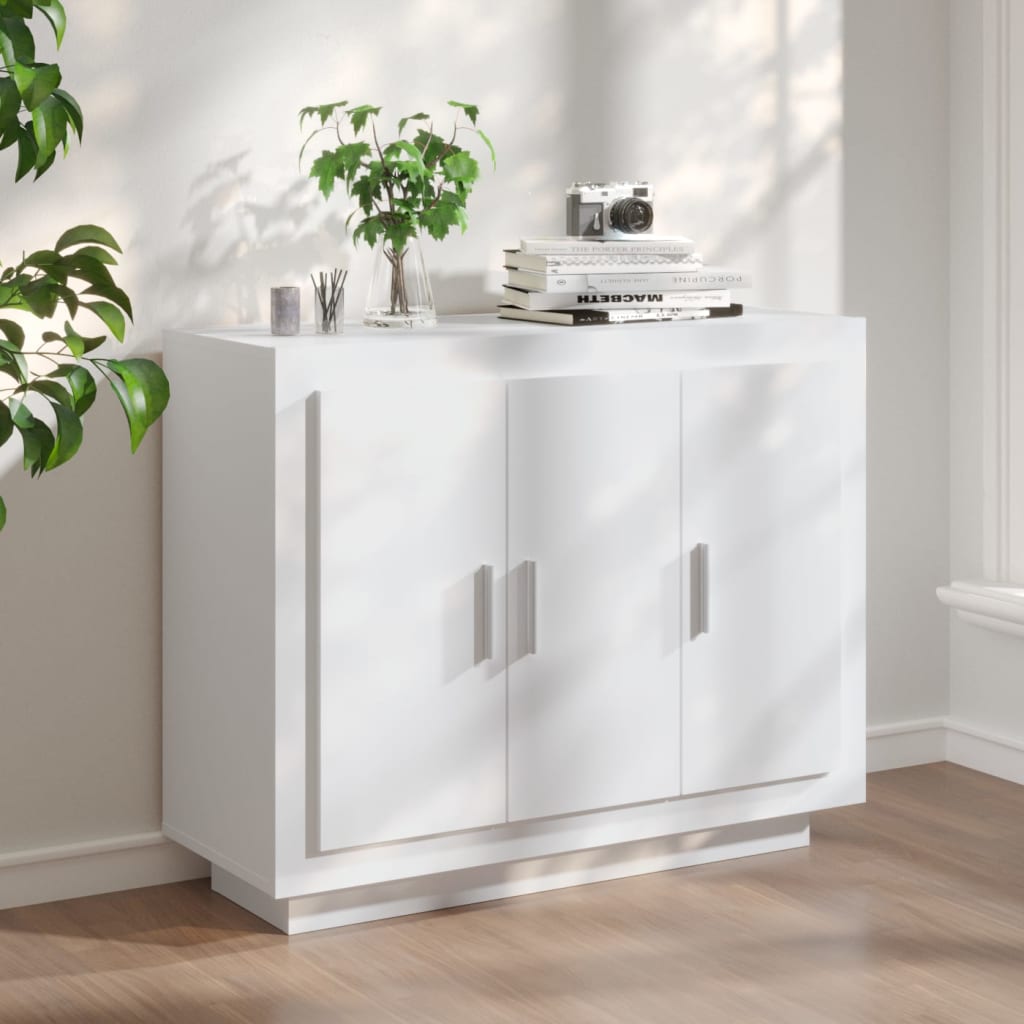 Skap Hvit 92x35x75 cm