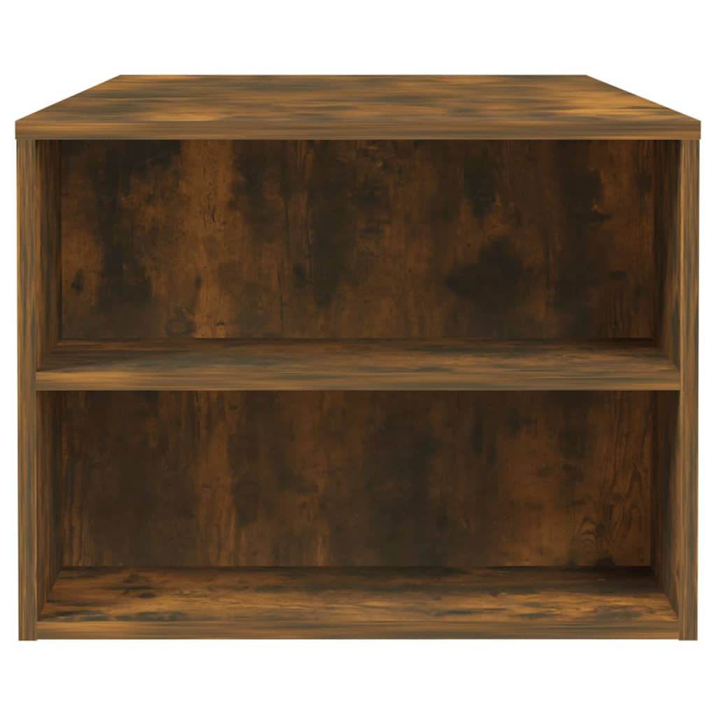 Salongbord Sofabord Røkt Eik 102x55x42 cm