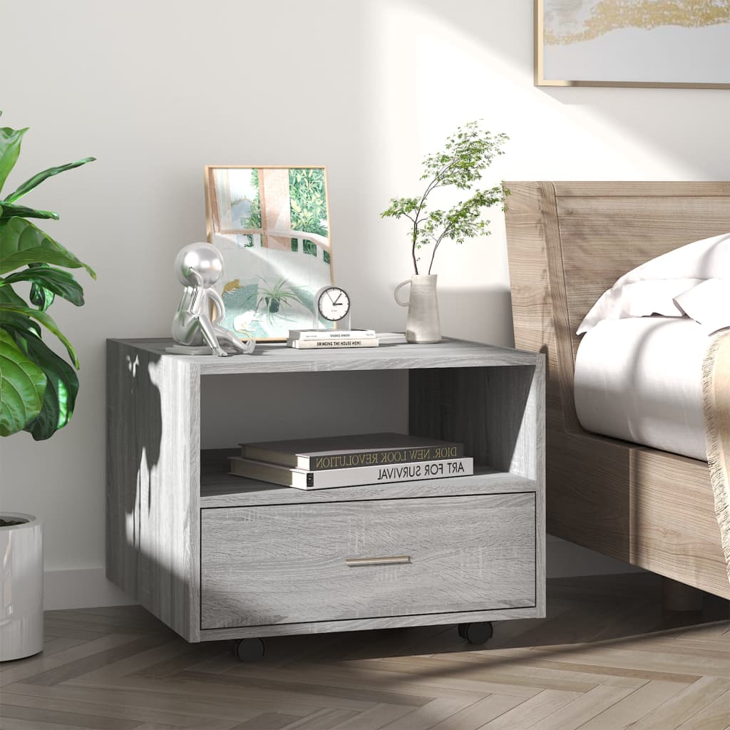 Salongbord Sofabord Sonoma Grå 55x55x40 cm