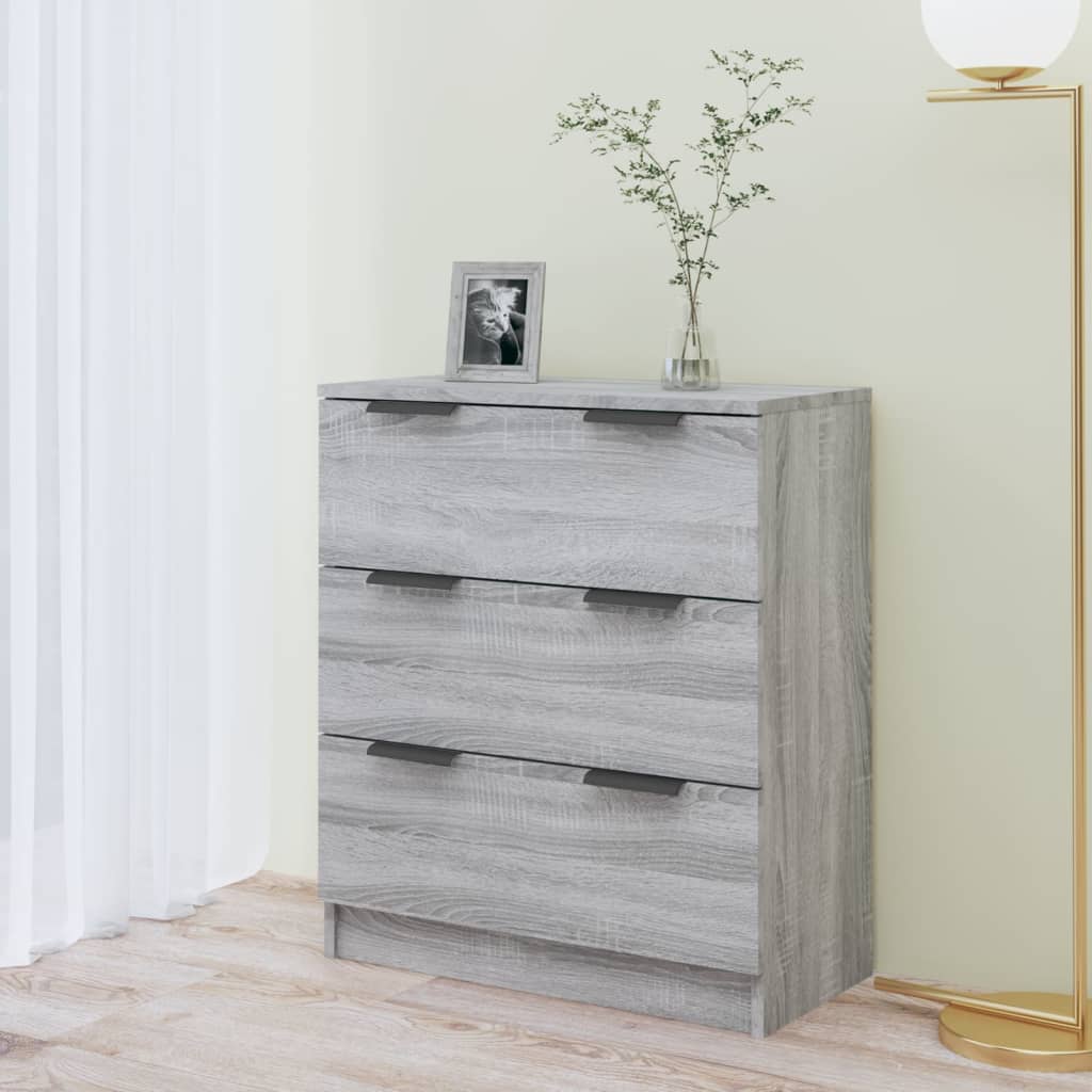 Kommode Sonoma Grå 60x30x70 cm