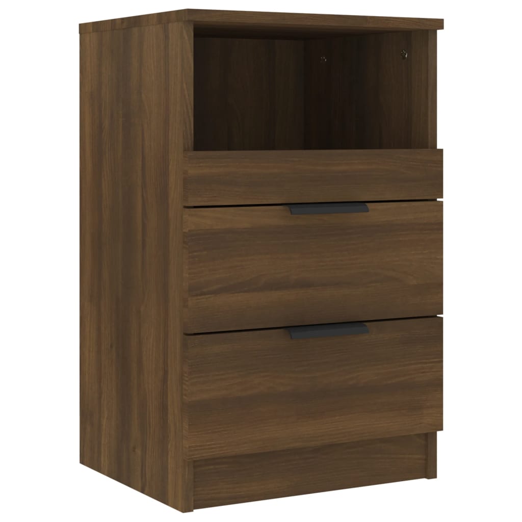Nattbord Sengbord Brun Eik