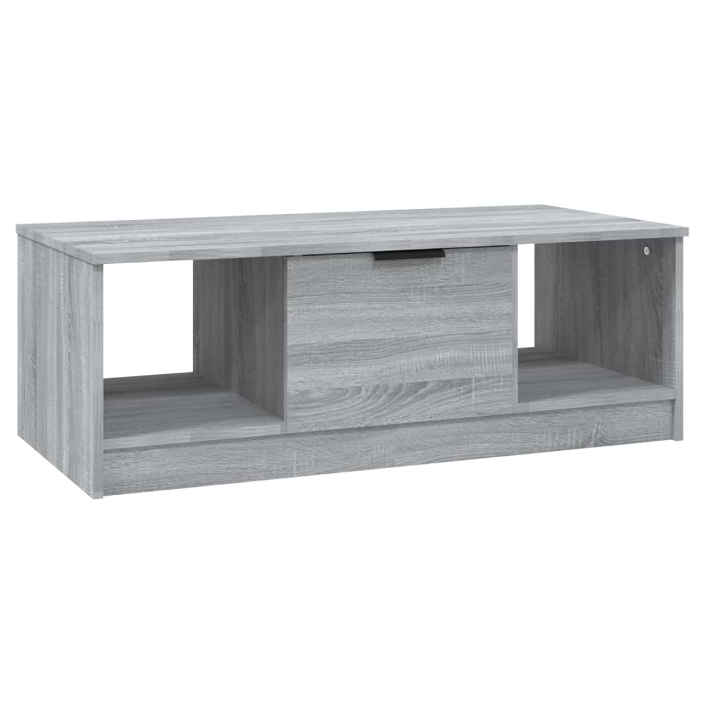 Salongbord Sofabord Sonoma Grå 102x50x36 cm