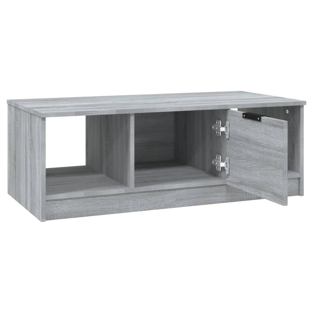Salongbord Sofabord Sonoma Grå 102x50x36 cm