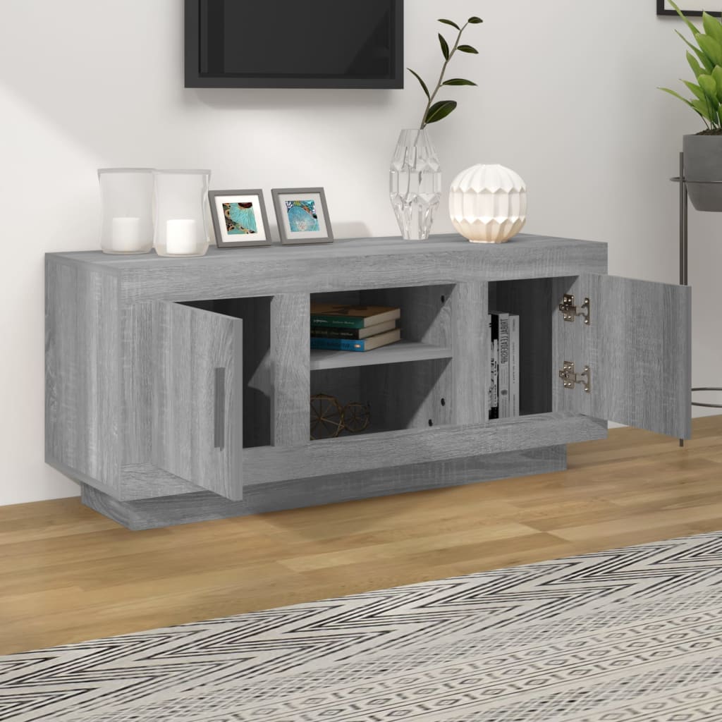 TV-Møbel Sonoma Grå TV-benk 102x35x45 cm