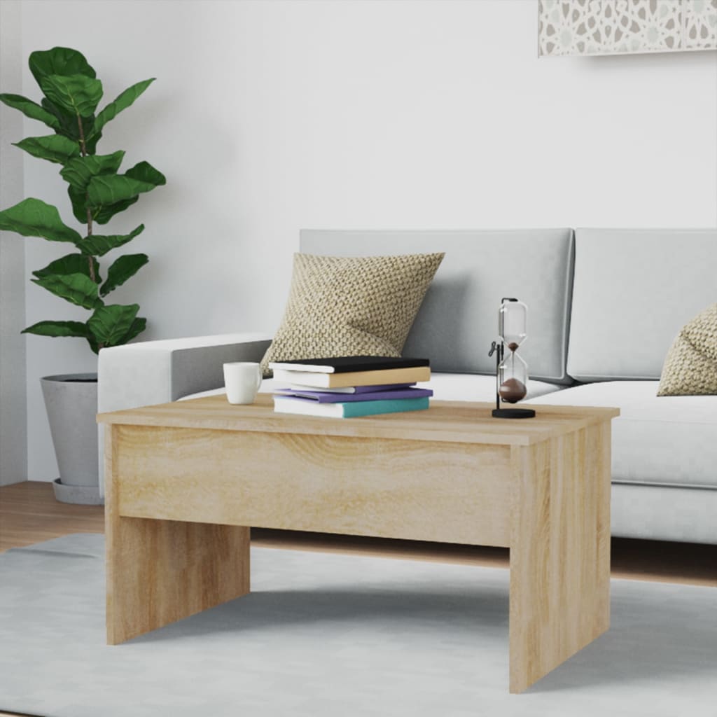 Salongbord Sofabord Sonoma Eik 80x50,5x41,5 cm