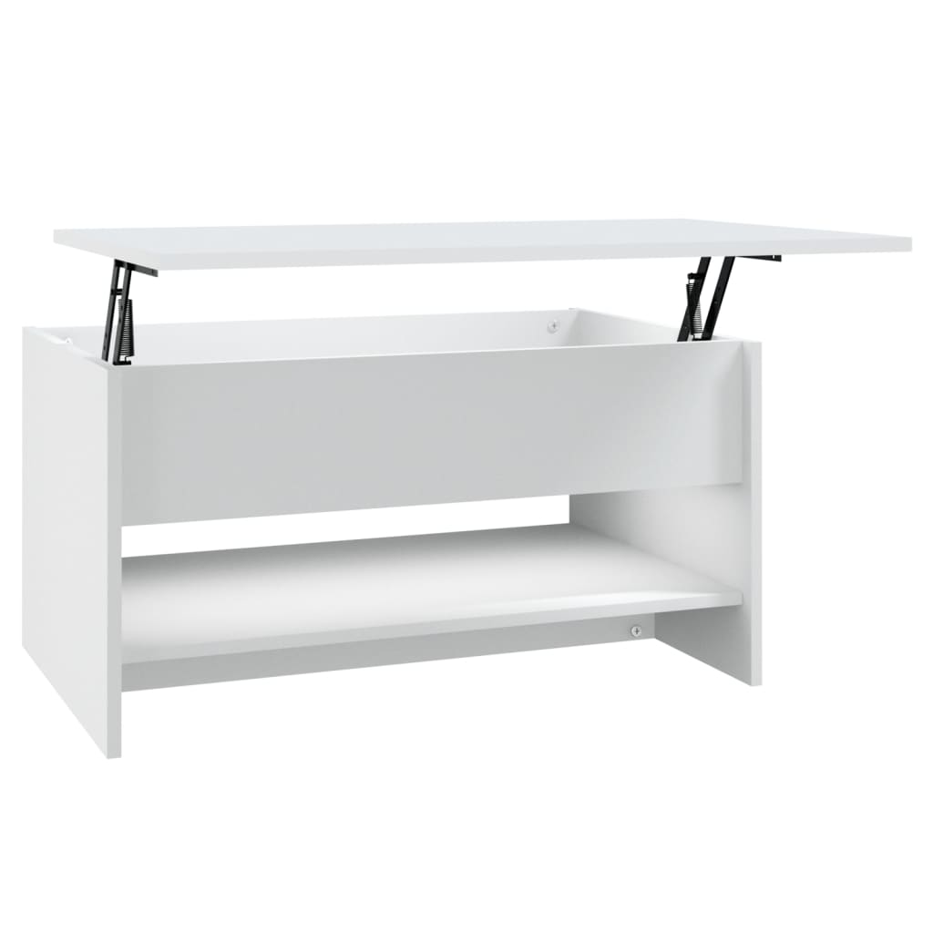 Salongbord Sofabord Hvit 80x50x40 cm