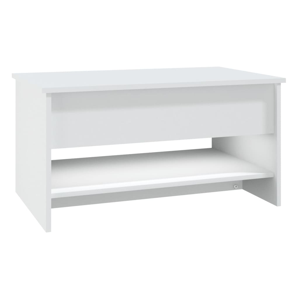Salongbord Sofabord Hvit 80x50x40 cm
