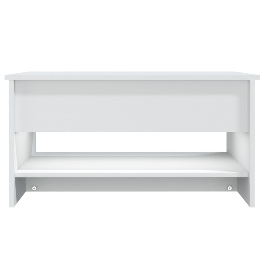 Salongbord Sofabord Hvit 80x50x40 cm