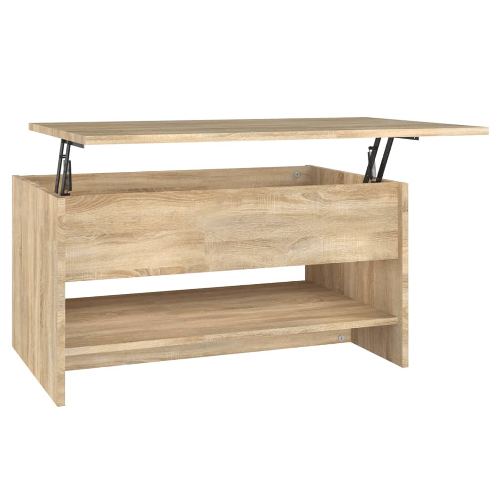Salongbord Sofabord Sonoma Eik 80x50x40 cm