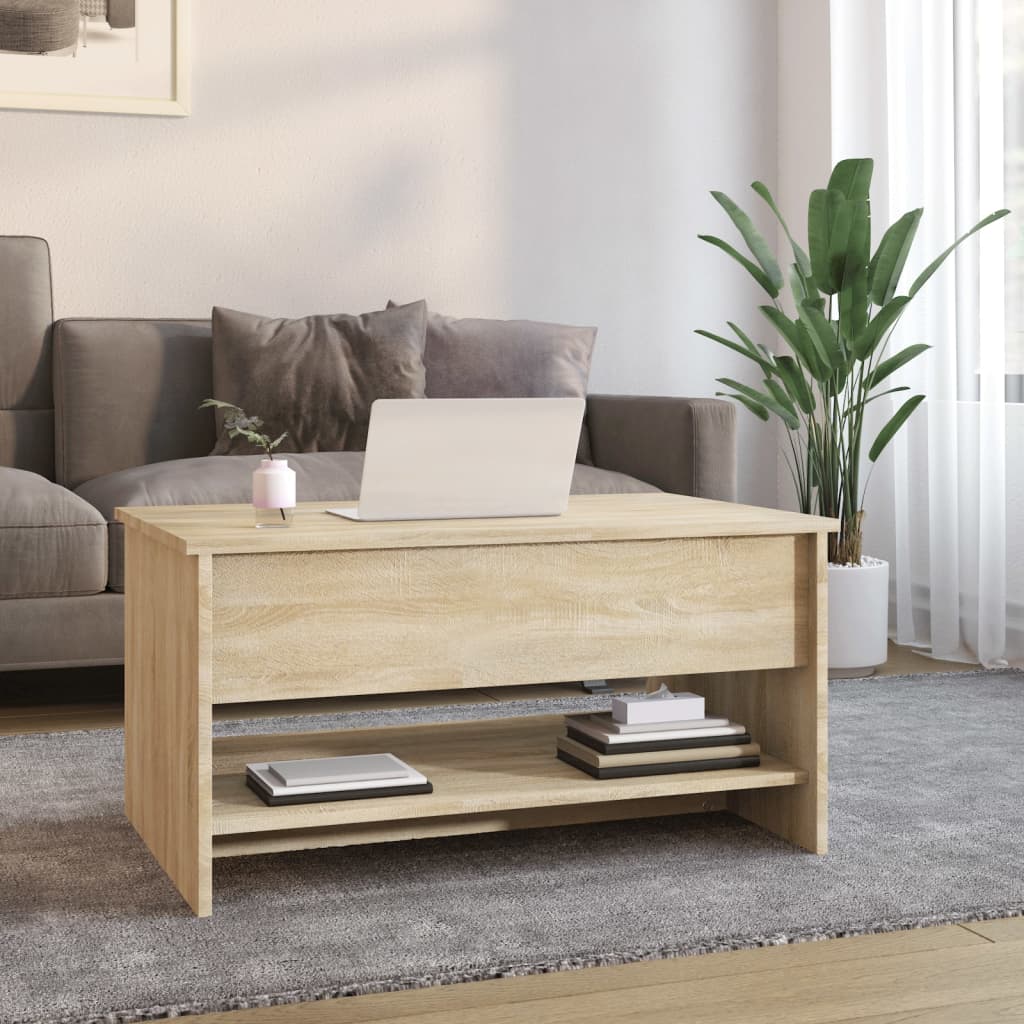 Salongbord Sofabord Sonoma Eik 80x50x40 cm