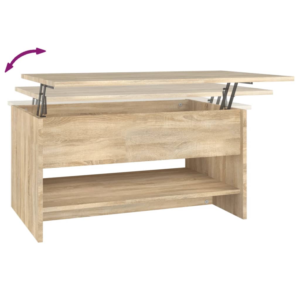 Salongbord Sofabord Sonoma Eik 80x50x40 cm