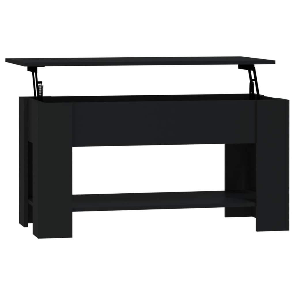 Salongbord Sofabord Svart 101x49x52 cm