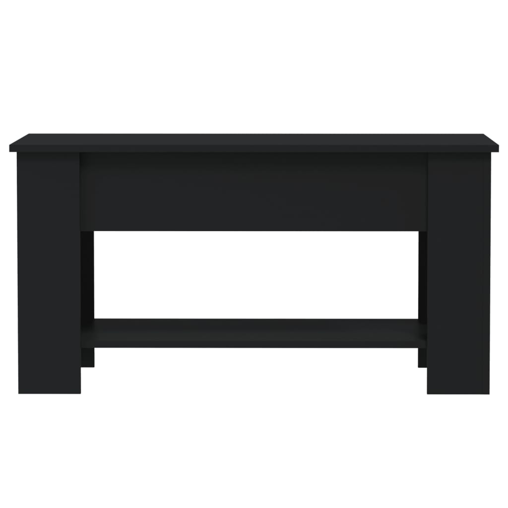 Salongbord Sofabord Svart 101x49x52 cm