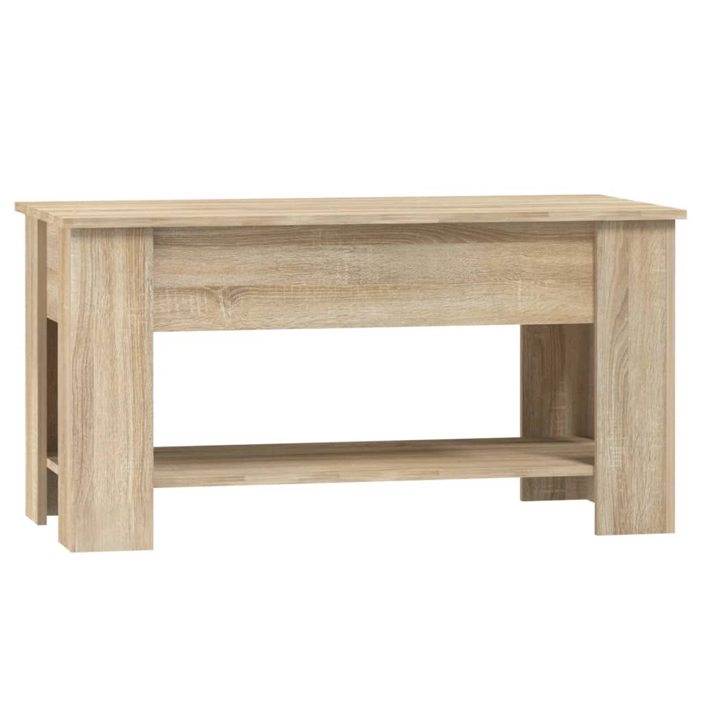 Salongbord Sofabord Sonoma Eik 101x49x52 cm