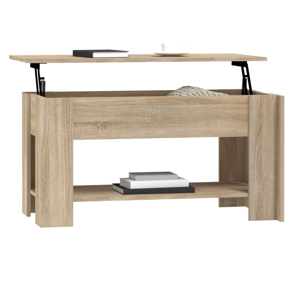 Salongbord Sofabord Sonoma Eik 101x49x52 cm