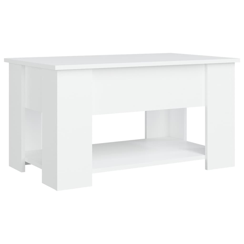 Salongbord Sofabord Hvit 79x49x41 cm