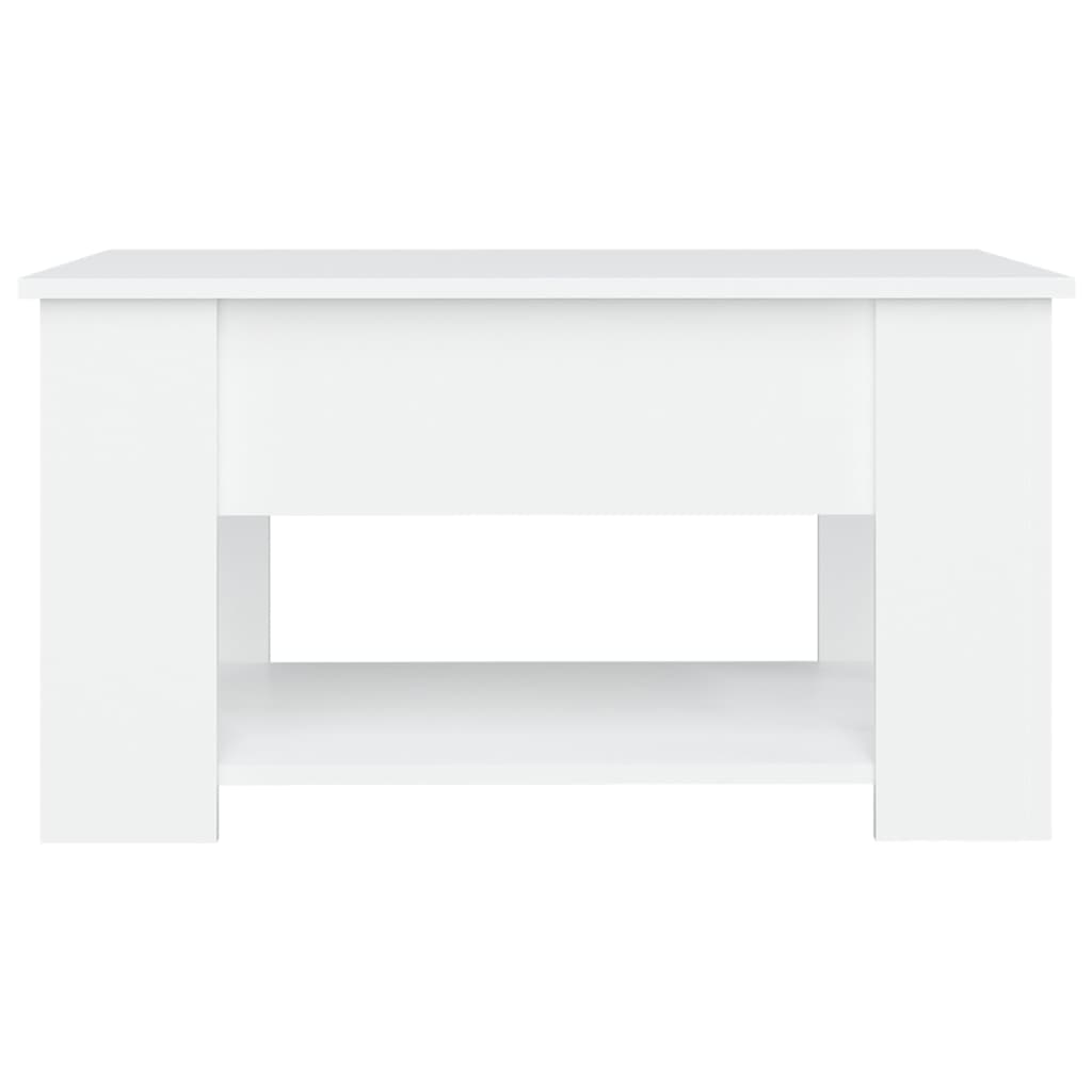Salongbord Sofabord Hvit 79x49x41 cm